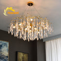 Modern Luxury Crystal Chandeliers Lighting Nordic Led Ceiling Chandelier Lamp