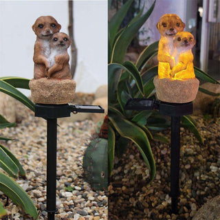 1pcs Solar Led Light Outdoor Resin Meerkat Lawn Lamp Mongoose LED Waterproof Solar Lamps Garden Decoration Yard Lawn Lamp - Simply Light Fixtures