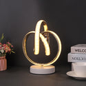 Modern LED Table Lamp Nordic Style Acrylic Metal Desk Lamps Living Room Bedroom Bedside Decorative Lights Home LED Night Light - Simply Light Fixtures