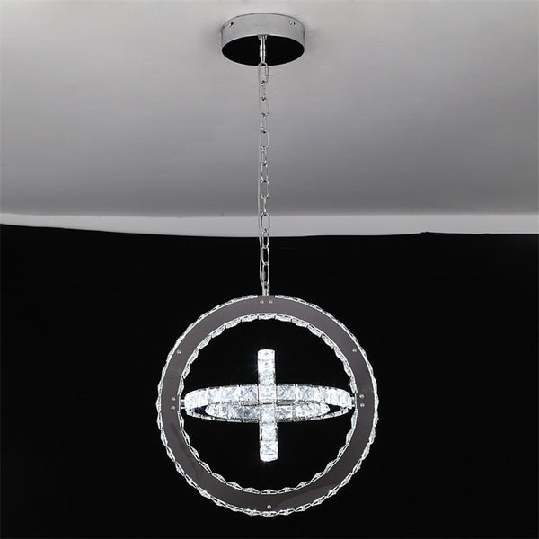 Crystal Indoor Led Chandelier Free Decorative Luxury Ceiling Lamp Pendant Light