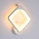 Butterfly Leaf Wall Light LED Aluminum Wall Light Rail Project Square LED Wall Lamp 220v Simply Light Fixtures square United States 10-18W|Warm White (2700-3500K)