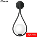 Wall Lamp LED Bed Interior Light External Sconce Metal Glass Fixture Decorations Bedroom Lighting Living Room For Home Restaurant Simply Light Fixtures 